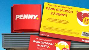 Quengelzone (2): Penny stänkert mit „Untreue-Rabatt“ gegen Rivalen, Budni baut um, Lidl blockplatziert Kühl-Bio