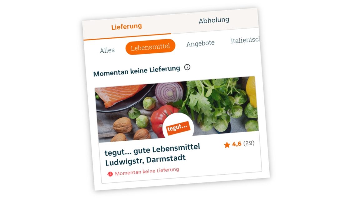 Tegut Beendet Lieferando Test In Rhein Main Lieferando Express Wird Tegut Beendet Lieferando Test In Rhein Main Lieferando Express Wird