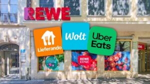Mit Uber Eats, Lieferando, Wolt: Rewe plant nationale Präsenz im Quick Commerce