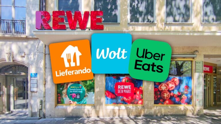 Mit Uber Eats, Lieferando, Wolt: Rewe plant nationale Präsenz im Quick Commerce